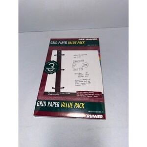 Day Runner Grid Paper Value Pack 88220 100 Sheets 5.5x8.5 3 Ring Planner Refill